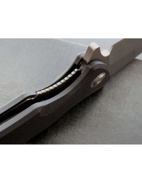 Cuchillo de bolsillo Eafengrow EF228 D2 G10 21.6 cm negro