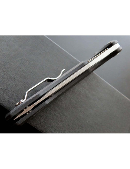 Cuchillo de bolsillo Eafengrow EF228 D2 G10 21.6 cm negro