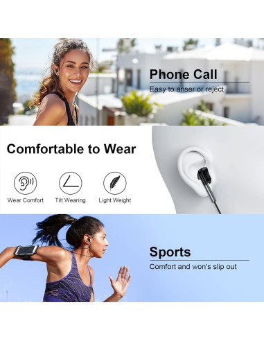 Auriculares USB C REPIND J026 con micrófono y control de volumen