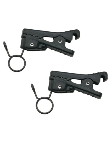 Clip de Micrófono Lavalier ABS Amykite 6.2mm Negro - 2 Pcs