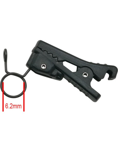 Clip de Micrófono Lavalier ABS Amykite 6.2mm Negro - 2 Pcs