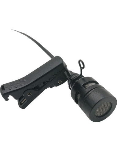 Clip de Micrófono Lavalier ABS Amykite 6.2mm Negro - 2 Pcs