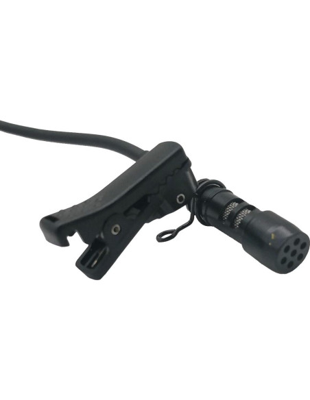Clip de Micrófono Lavalier ABS Amykite 6.2mm Negro - 2 Pcs
