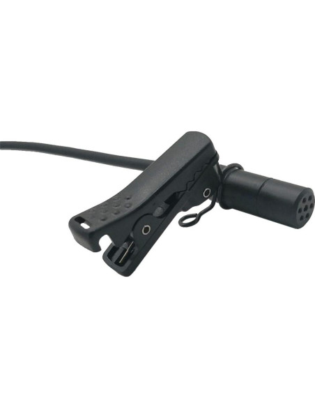 Clip de Micrófono Lavalier ABS Amykite 6.2mm Negro - 2 Pcs