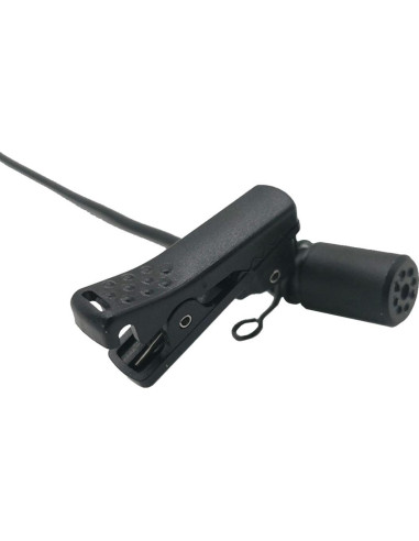 Clip de Micrófono Lavalier ABS Amykite 6.2mm Negro - 2 Pcs