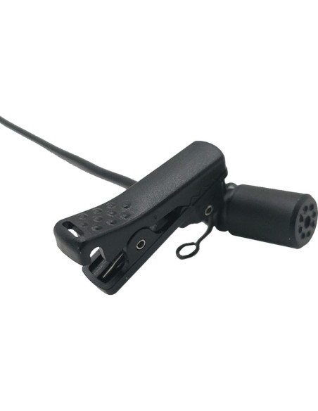 Clip de Micrófono Lavalier ABS Amykite 6.2mm Negro - 2 Pcs