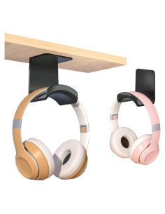 Soporte para Auriculares Liboer ZY88 Montaje Bajo Escritorio Negro