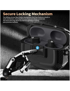 Funda Dura Olytop para Beats Studio Buds Plus - Negro 2