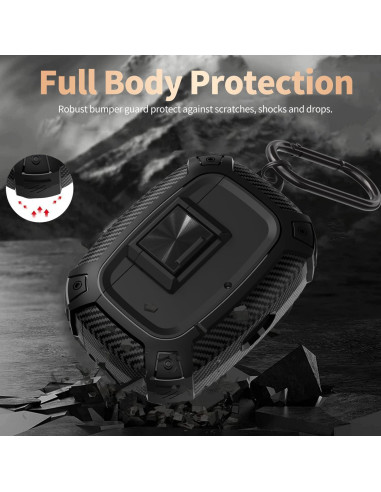 Funda Dura Olytop para Beats Studio Buds Plus - Negro