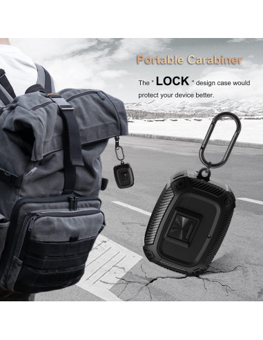 Funda Dura Olytop para Beats Studio Buds Plus - Negro