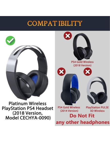 Almohadillas de Gel Refrigerante SOULWIT para PS4 Platinum 2018 Almohadillas de Gel Refrigerante SOULWIT para PS4 Platinum 2018