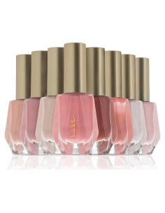 Set de Esmalte de Uñas Brillante Nicole Miller - 8 Piezas Nude