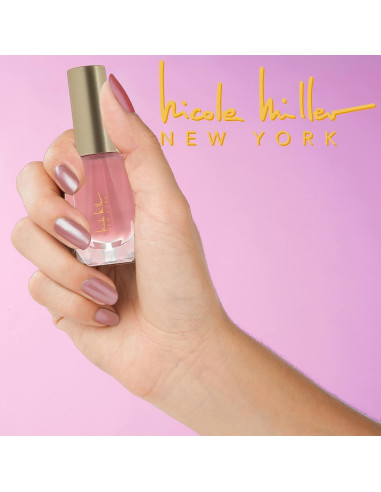 Set de Esmalte de Uñas Brillante Nicole Miller - 8 Piezas Nude