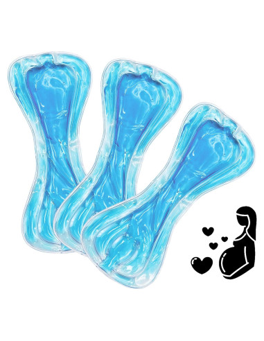 3PCS Almohadillas Frías Reutilizables Ruheaou para Alivio Postparto
