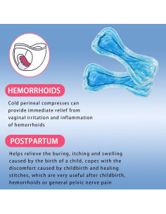 3PCS Almohadillas Frías Reutilizables Ruheaou para Alivio Postparto 2