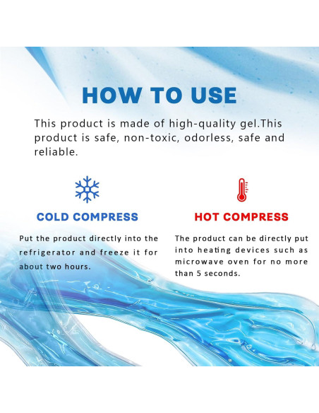 3PCS Almohadillas Frías Reutilizables Ruheaou para Alivio Postparto 3PCS Almohadillas Frías Reutilizables Ruheaou para Alivio Postparto
