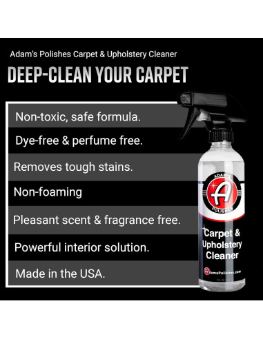 Limpiador de Alfombras y Tapicería Adam 473ml - Efectivo y Seguro