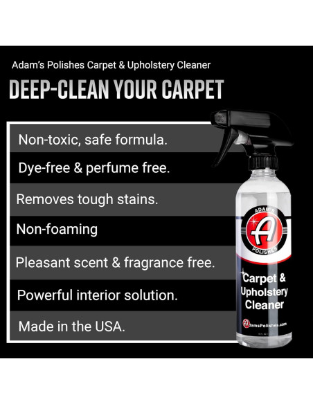 Limpiador de Alfombras y Tapicería Adam 473ml - Efectivo y Seguro