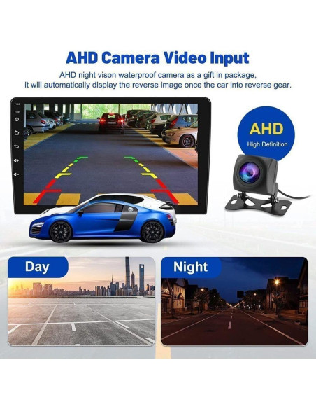 Radio Doble Din Android 14 Slakerbe 9" GPS Carplay Honda CRV