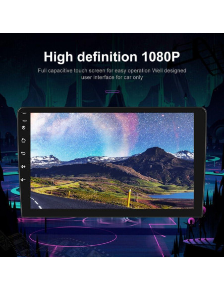 Radio Doble Din Android 14 Slakerbe 9" GPS Carplay Honda CRV