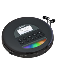 Reproductor de CD portátil KLIM Nomad 2023 - Bluetooth, FM, MP3