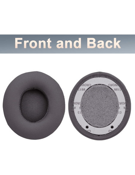 Almohadillas de Reemplazo para Auriculares Beats Solo 2/3 - Gris Asfalto