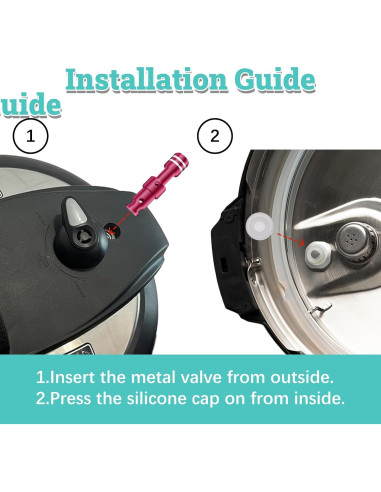 Piezas de Repuesto Olla a Presión ZLR - 2 Válvulas y 6 Tapas