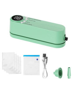 Mini Sello de Vacío Portátil MiOYOOW Verde 125mm 60Kpa