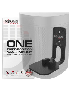 Soporte de Pared Soundbass para Altavoces Sonos ONE, Negro