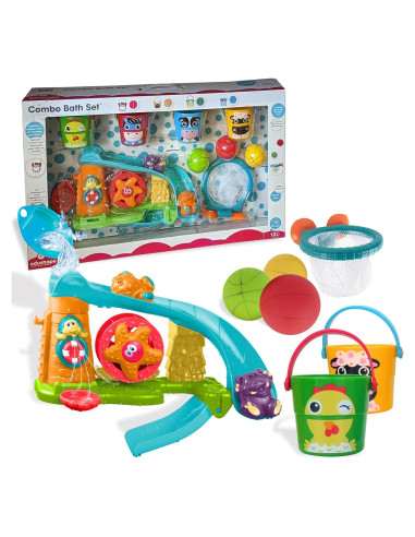 Conjunto de baño Edushape 3 en 1 para niños 1-3 años
