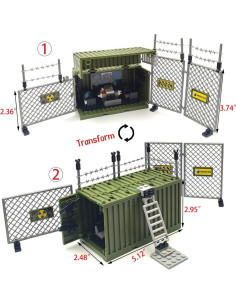 Juguete de Bloques de Construcción Militar ZHX - Operaciones de Comando 2