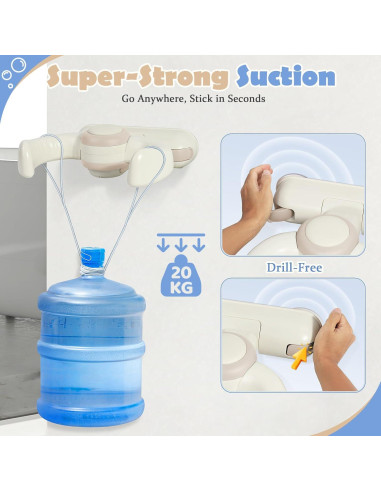 Soporte de Ducha para Bebé IvyWind Plegable Marrón 6-36 Meses