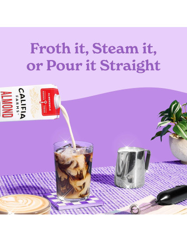 Leche de Almendra Barista Califia Farms 192 Oz - Vegana y Sin Lácteos