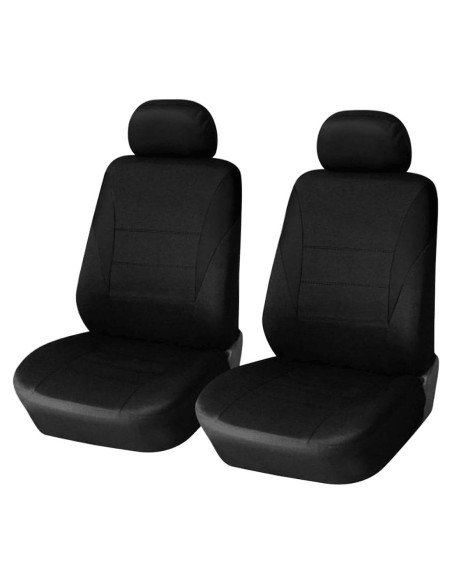 4 Fundas de Asiento de Coche Osilly Antideslizantes Negros