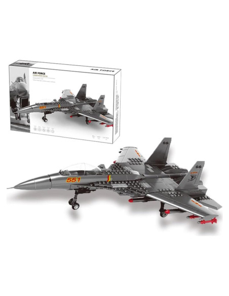 Set de Bloques de Construcción Aviones de Combate Militar 285PCS