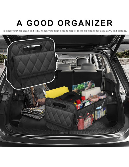 Organizador de Maletero de Coche NYTKL Plegable Impermeable