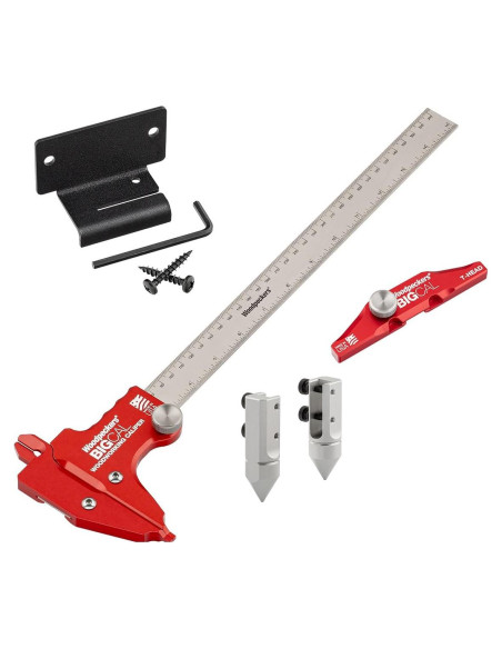 Calibrador de Carpintería Woodpeckers BigCal 12" (300mm) Precisión