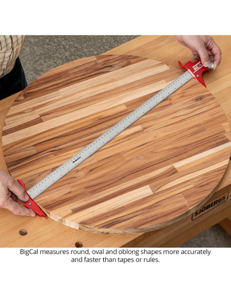 Calibrador de Carpintería Woodpeckers BigCal 12" (300mm) Precisión