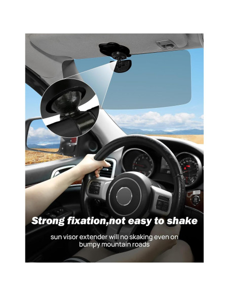 Extensor de Visera Solar JOYTUTUS A1916-04417-BK UV400