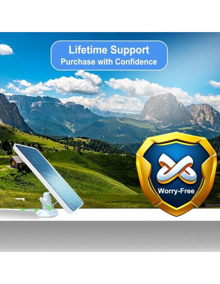 Cargador Solar JJMASEE para Cámara Arlo Essential 2K/XL Cargador Solar JJMASEE para Cámara Arlo Essential 2K/XL