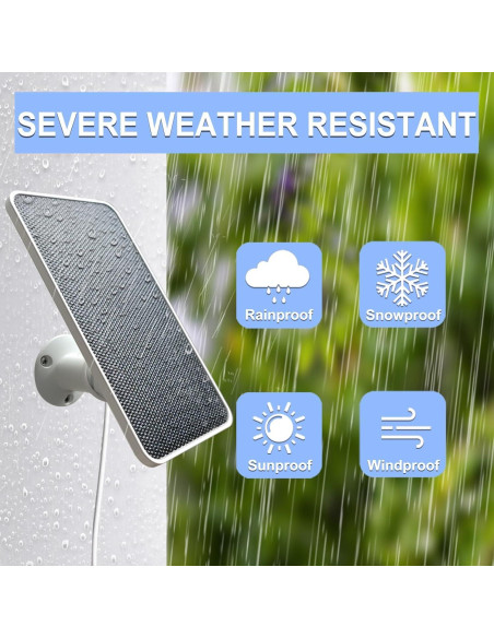 Cargador Solar JJMASEE para Cámara Arlo Essential 2K/XL Cargador Solar JJMASEE para Cámara Arlo Essential 2K/XL