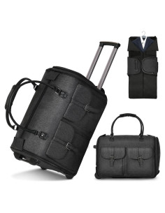 Bolsa de Ropa Duffle Shopsource 2-en-1 con Ruedas 53.4x36.1cm