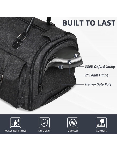 Bolsa de Ropa Duffle Shopsource 2-en-1 con Ruedas 53.4x36.1cm