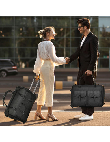 Bolsa de Ropa Duffle Shopsource 2-en-1 con Ruedas 53.4x36.1cm