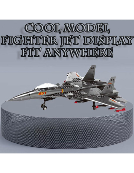 Set de Bloques de Construcción Aviones de Combate Militar 285PCS