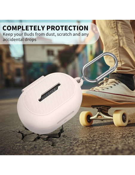 Funda de Silicona para Auriculares Bose QuietComfort 2024 Beige Funda de Silicona para Auriculares Bose QuietComfort 2024 Beige