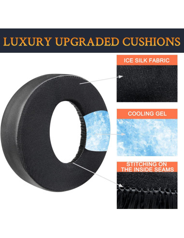 Almohadillas de Gel Refrigerante SOULWIT para Auriculares PS4 Gold