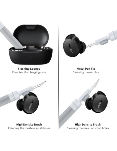 Funda de Silicona para Auriculares Bose QuietComfort 2024 Beige