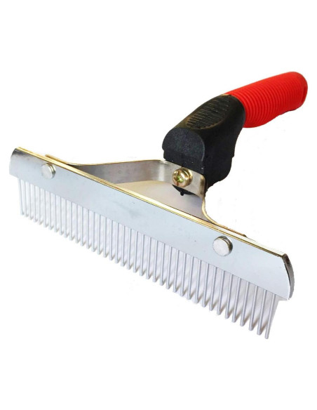 Cepillo de Aseo para Perros Grandes OCTCHOCO 17cm Rojo