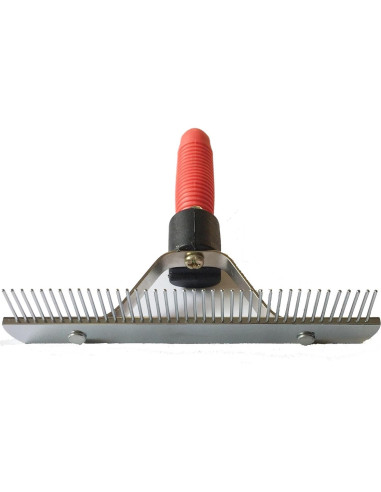 Cepillo de Aseo para Perros Grandes OCTCHOCO 17cm Rojo